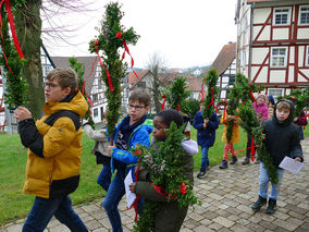 Palmsontag in St. Crescentius - Beginn der Heiligen Woche (Foto: Karl-Franz Thiede)